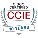 CCIE logo 10-years